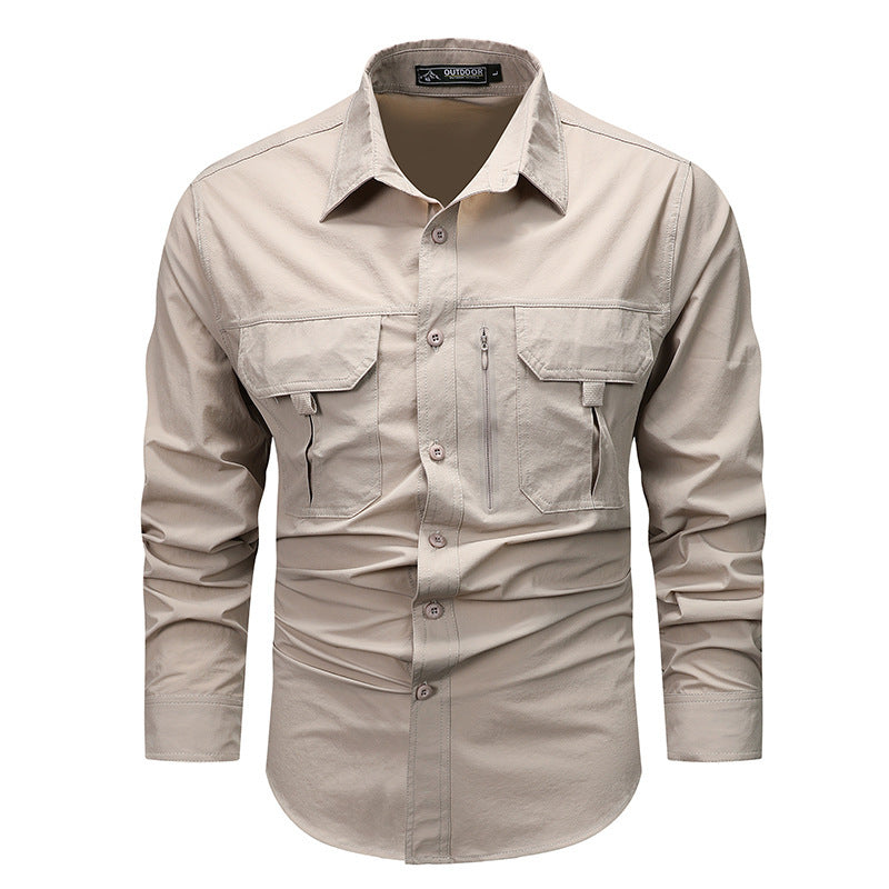Men's Long-sleeved Shirt Casual Versatile Casual