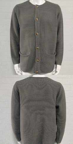 Knitted Cardigan Figure-flattering Long-sleeve Sweater