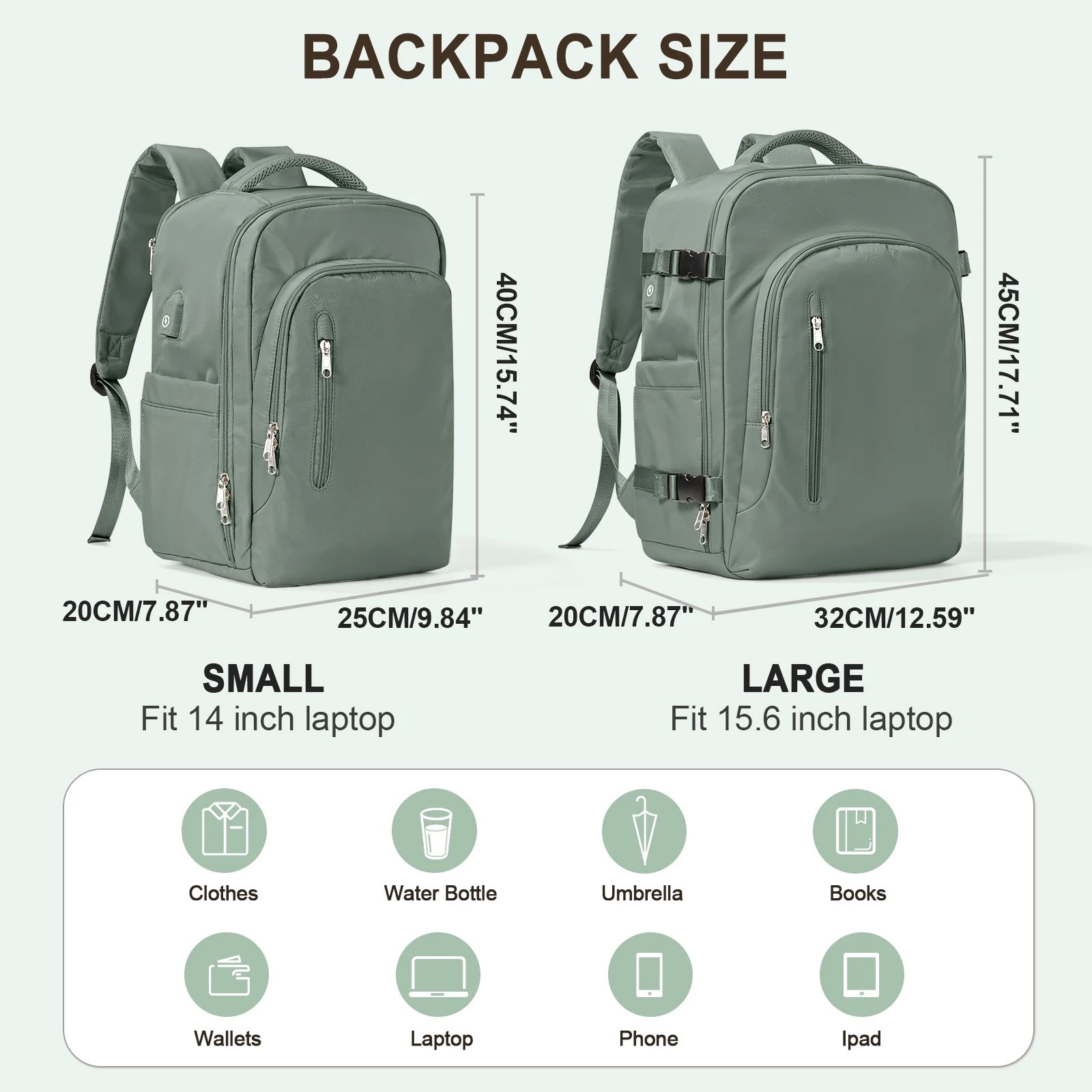 Laptop Bag Travel Backpack For Women Large Capacity Easyjet