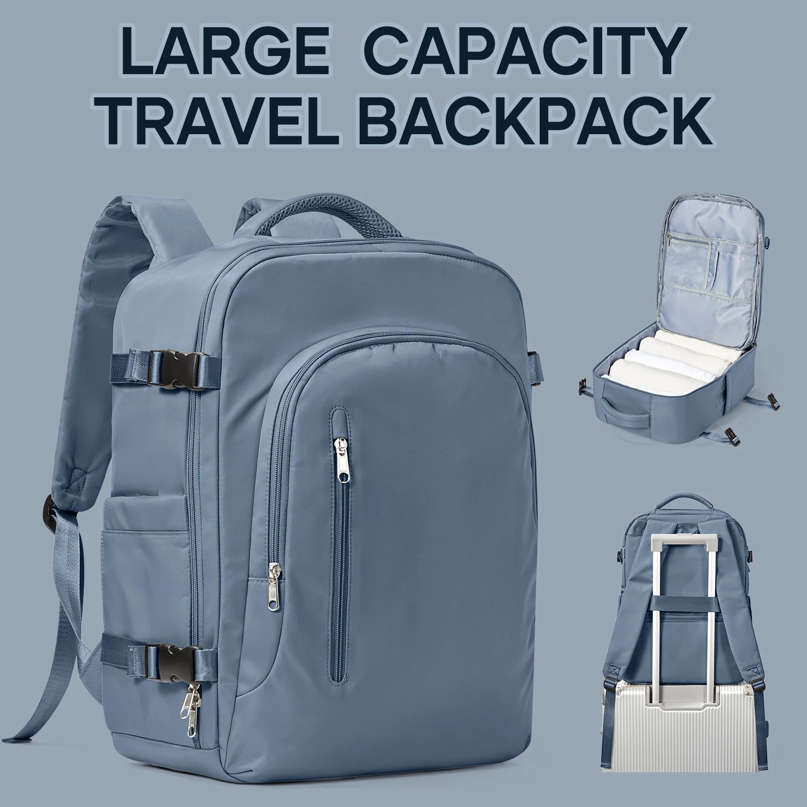 Laptop Bag Travel Backpack For Women Large Capacity Easyjet