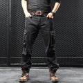 Men's Straight Cargo Pants Loose Plus Size Plus-sized Fat Guy's Pants Jeans