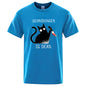 Black Cat Fashion Soft T-shirt Men