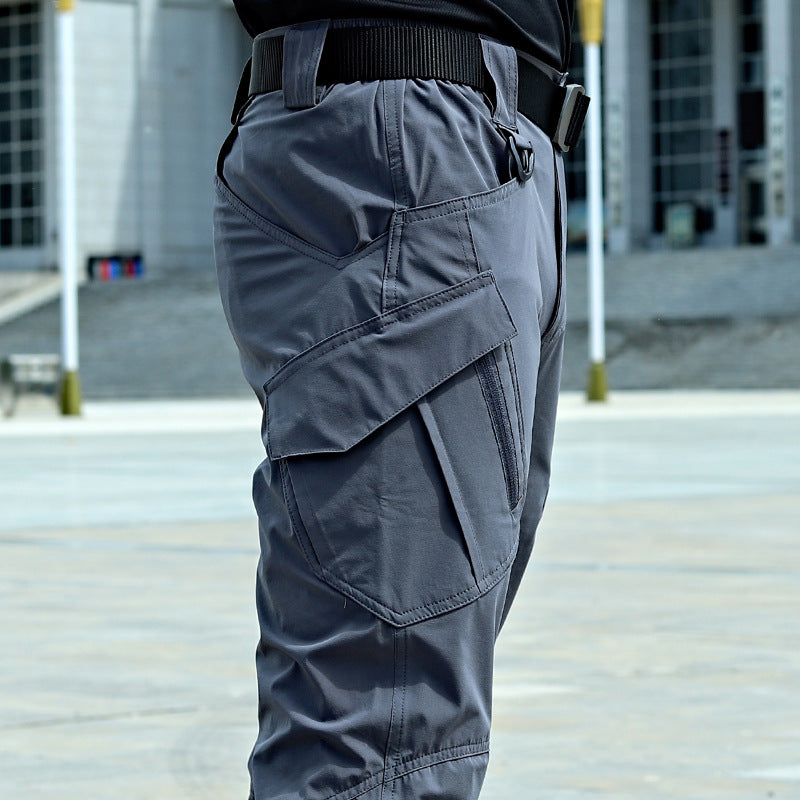Thin Stretch Comfortable Trousers Outdoor Tactics More Than Breathable Quick-drying Pants Pockets