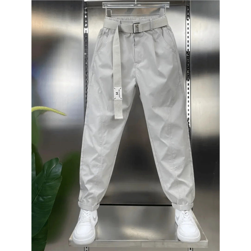 Trendy Relaxed-fit Versatile Patchwork Cropped Pants