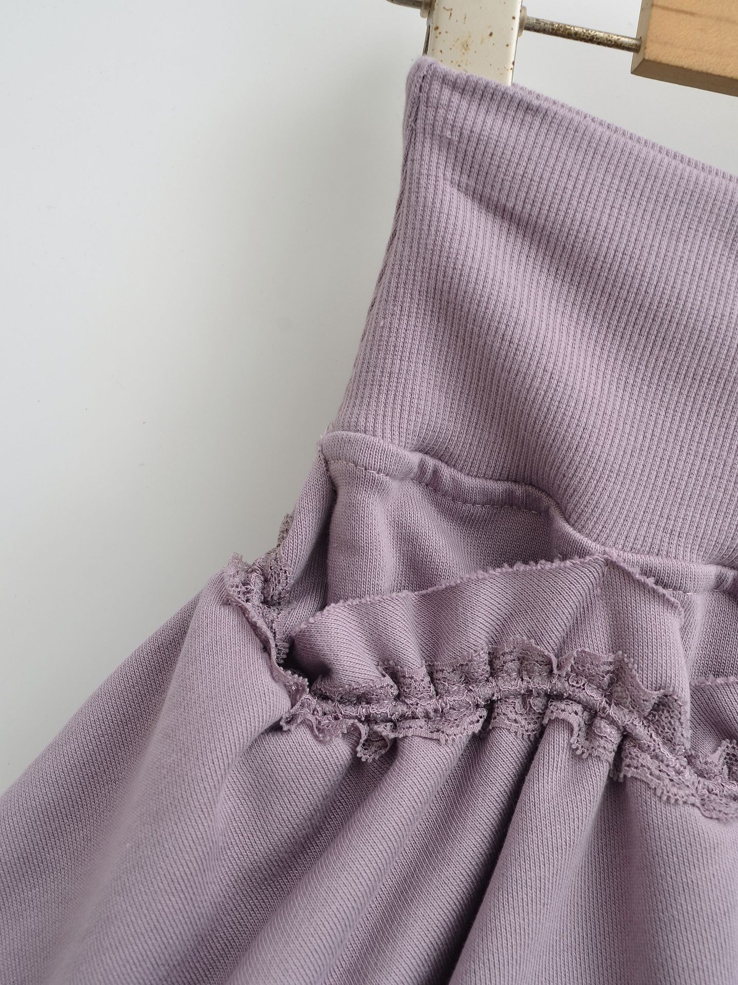 Lace Lantern Bud Mini Skirt For Women