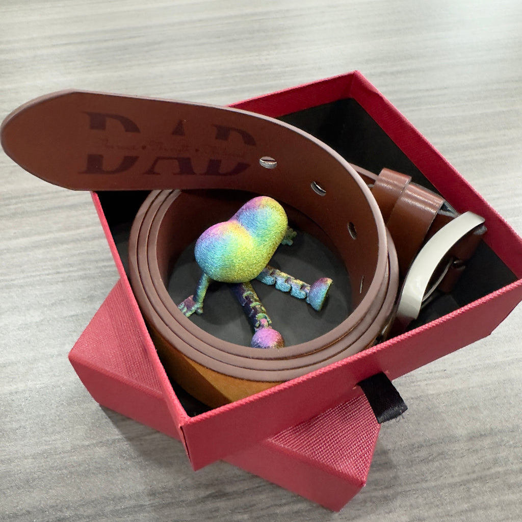 Belt For Dad - Brown - Red UrbanHunterr