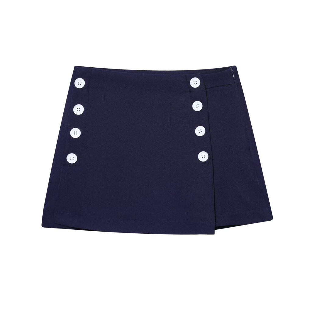 Womens Stylish Casual Versatile High-waisted Skirt Pants