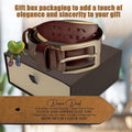 Belt For Dad - Brown - Red UrbanHunterr