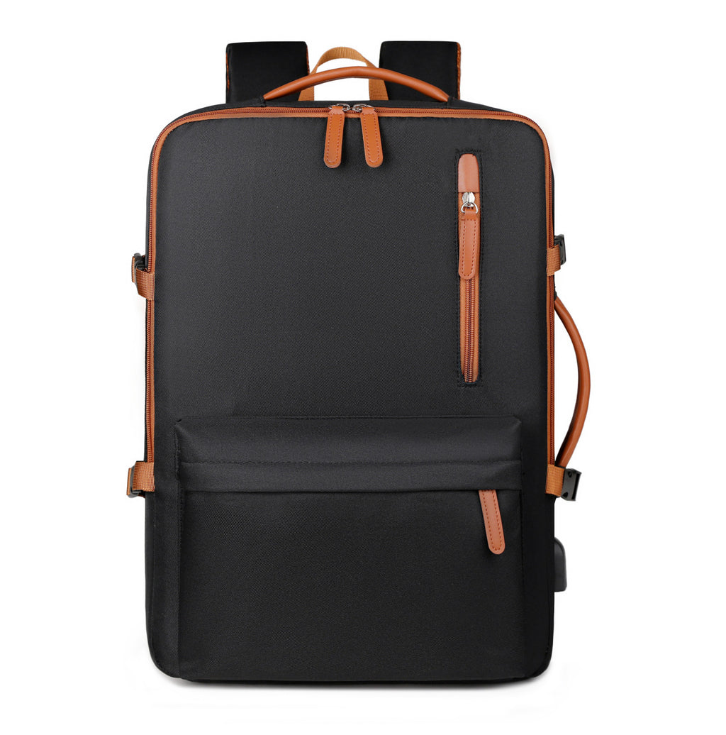 Business Travel Laptop Bag With Dual-Shoulder USB Charging Port