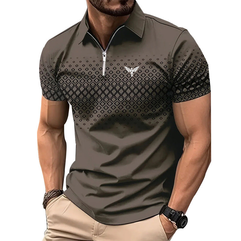 Men's Personality Summer Fashion Sports Short Sleeve