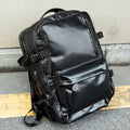 Large Capacity Texture Leather Backpack